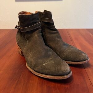 Frye Men's Dark Grey Suede Ankle Boots